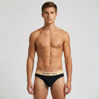 Secret Face Men's 5-Pack Japanese Style Print Briefs - Premium Stretch Cotton, Luxury Fit