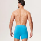 Secret Face Men's 5-Pack Ultra-Soft Boxer Briefs - Lightweight Stretch Cotton, Second Skin Feel, Assorted Colors