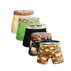 Secret Face Men's 5-Pack Premium Trunks - Soft Performance Cotton, Breathable Everyday Luxury Boxer Briefs