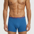 Secret Face Men's 5-Pack Bamboo Trunks - Solid Colors, Soft & Breathable, Comfort Fit Boxer Briefs