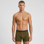 Secret Face Men's 5-Pack Sporty Boxer Briefs - Stretch Cotton Compression Fit with Geometric & Solid Designs