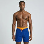 Secret Face Men's Quick Dry Beach Shorts - Elastic Waist Drawstring Swim Trunks