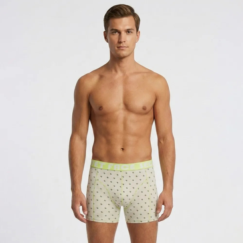 SecretFace Men's luxury boxer high quality stretchable cotton with flexible tight fit made for comfort and durability 5-Pack