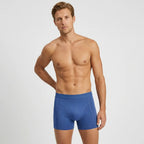 Secret Face Men's 5-Pack Premium Cotton Boxer Briefs - Stretchy, Tight Fit, Comfort & Durability
