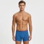 Secret Face Men's 5-Pack Bamboo Trunks - Solid Colors, Soft & Breathable, Comfort Fit Boxer Briefs