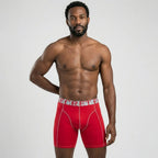 Secret Face Men's Anti-Chafe Trunks - Contour Panel Design, Stretchy & Non-Slip Waistband, Athletic Support Boxer Briefs