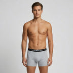 Secret Face Men's Boxer Briefs 5-Pack - Assorted Stripes & Solids, Soft Stretch Cotton, Comfort Fit