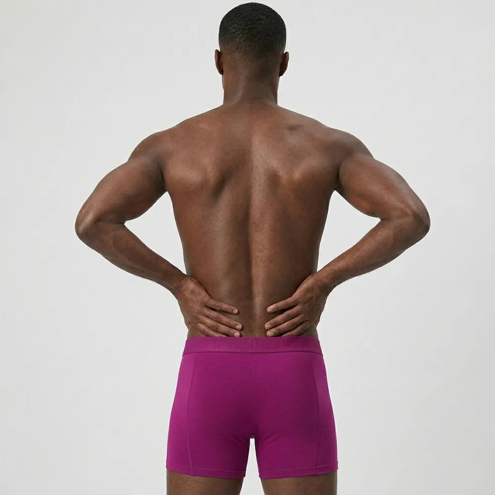 SecretFace Men's luxury boxer high quality stretchable cotton with flexible tight fit made for comfort and durability