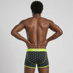 Secret Face Men's Vintage 60s Vintage Trunks - 5-Pack Boxed Set, Stretch Cotton Retro Underwear