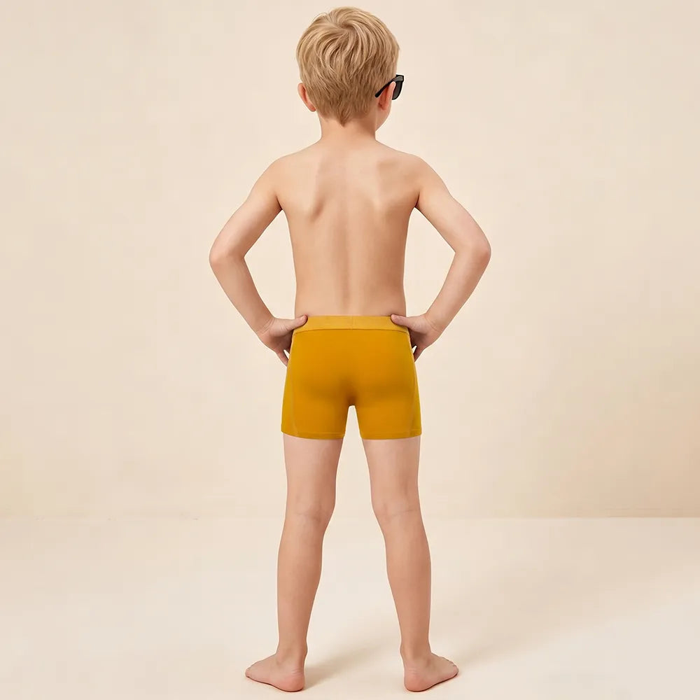 Secret Face Junior' 3-Pack Trunks - Soft Stretch Cotton, Child Fit, Assorted Colors