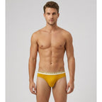 Secret Face Men's 5-Pack Color Block Briefs - Bold Contrast Colors, Stretch Cotton, Comfort Fit