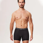 Secret Face Men's 5-Pack Ultra-Soft Boxer Briefs - Lightweight Stretch Cotton, Second Skin Feel, Assorted Colors