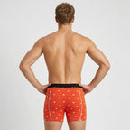Secret Face Men's 5-Pack Luxury Printed Boxer Briefs - Stretch Cotton, Assorted Patterns