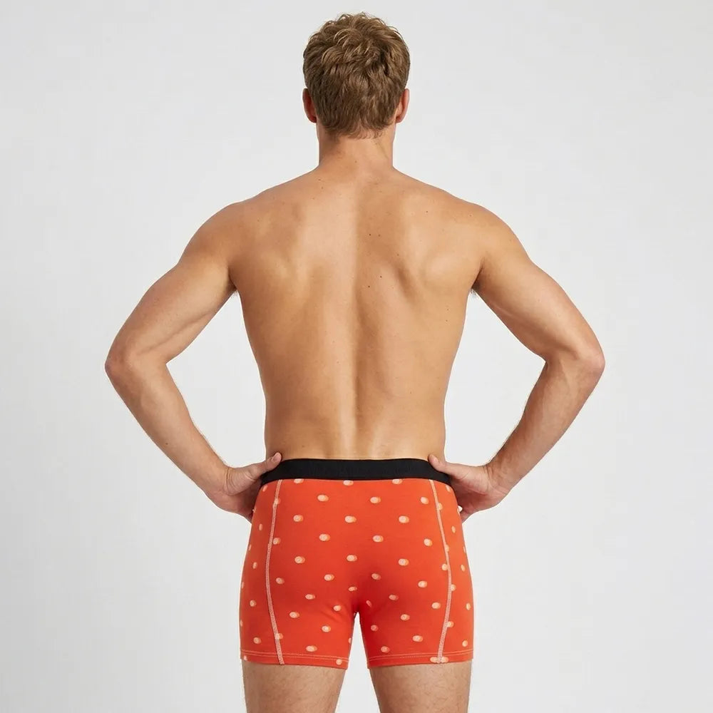 Secret Face Men's 5-Pack Luxury Printed Boxer Briefs - Stretch Cotton, Assorted Patterns