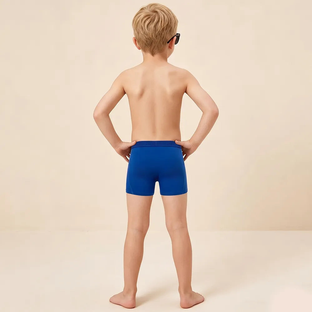 Secret Face Junior' 3-Pack Trunks - Soft Stretch Cotton, Child Fit, Assorted Colors