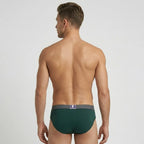 Secret Face Men's Premium Cotton Briefs 5-Pack - Classic Solids, Stretchy & Comfort Fit