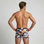 Secret Face Men's Stretch Boxer Briefs - Luxury Comfort, Flexible Tight Fit, Durable Cotton Blend (Assorted Novelty & Solid Prints)