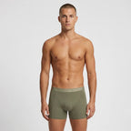 Secret Face Men's Stretch Cotton Boxer Briefs 5-Pack - Tight Fit, Flexible, Solid Colors