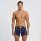 Secret Face Men's Stretch Cotton Boxer Briefs 5-Pack - Tight Fit, Flexible, Multi-Color & Floral Print