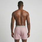 Secret Face Men's Woven Boxer Shorts 3-Pack - Classic Gingham Check, Soft Cotton, Elastic Waistband