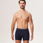 Secret Face Men's 5-Pack Ultra-Soft Boxer Briefs - Lightweight Stretch Cotton, Second Skin Feel, Assorted Colors