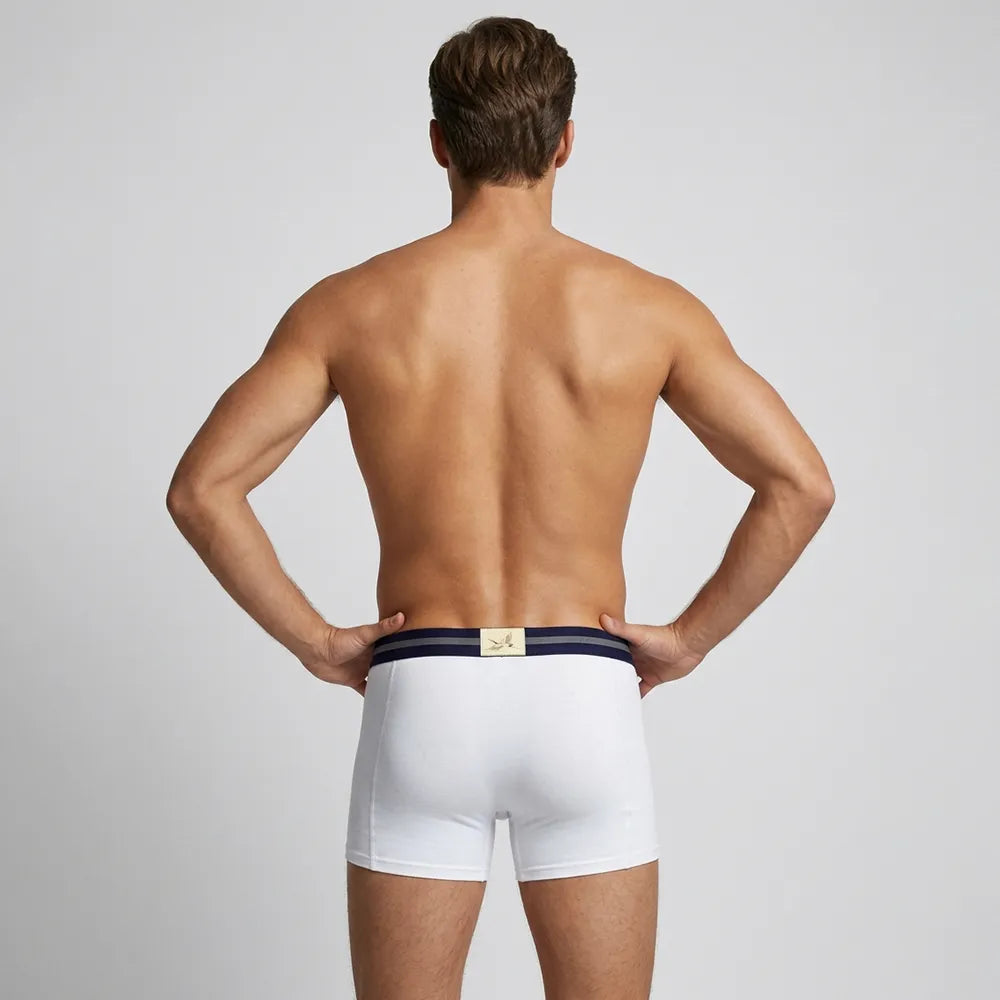 Secret Face Men's Trunks 5-Pack - Japan Samurai Print, Premium Stretch Cotton, Comfort Fit Boxers