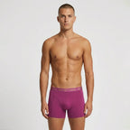 Secret Face Men's Stretch Cotton Boxer Briefs 5-Pack - Tight Fit, Flexible, Solid Colors