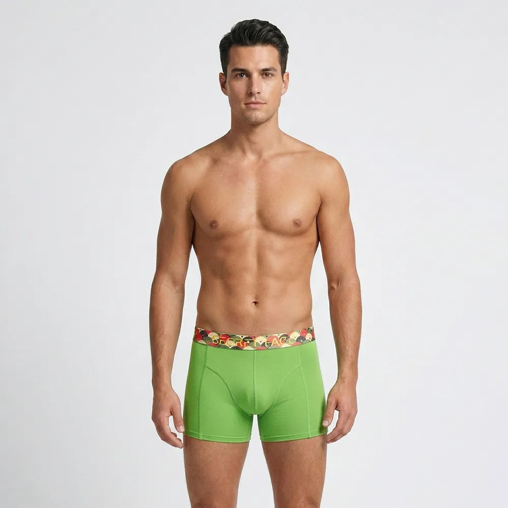 Secret Face Men's 5-Pack Premium Trunks - Soft Performance Cotton, Breathable Everyday Luxury Boxer Briefs