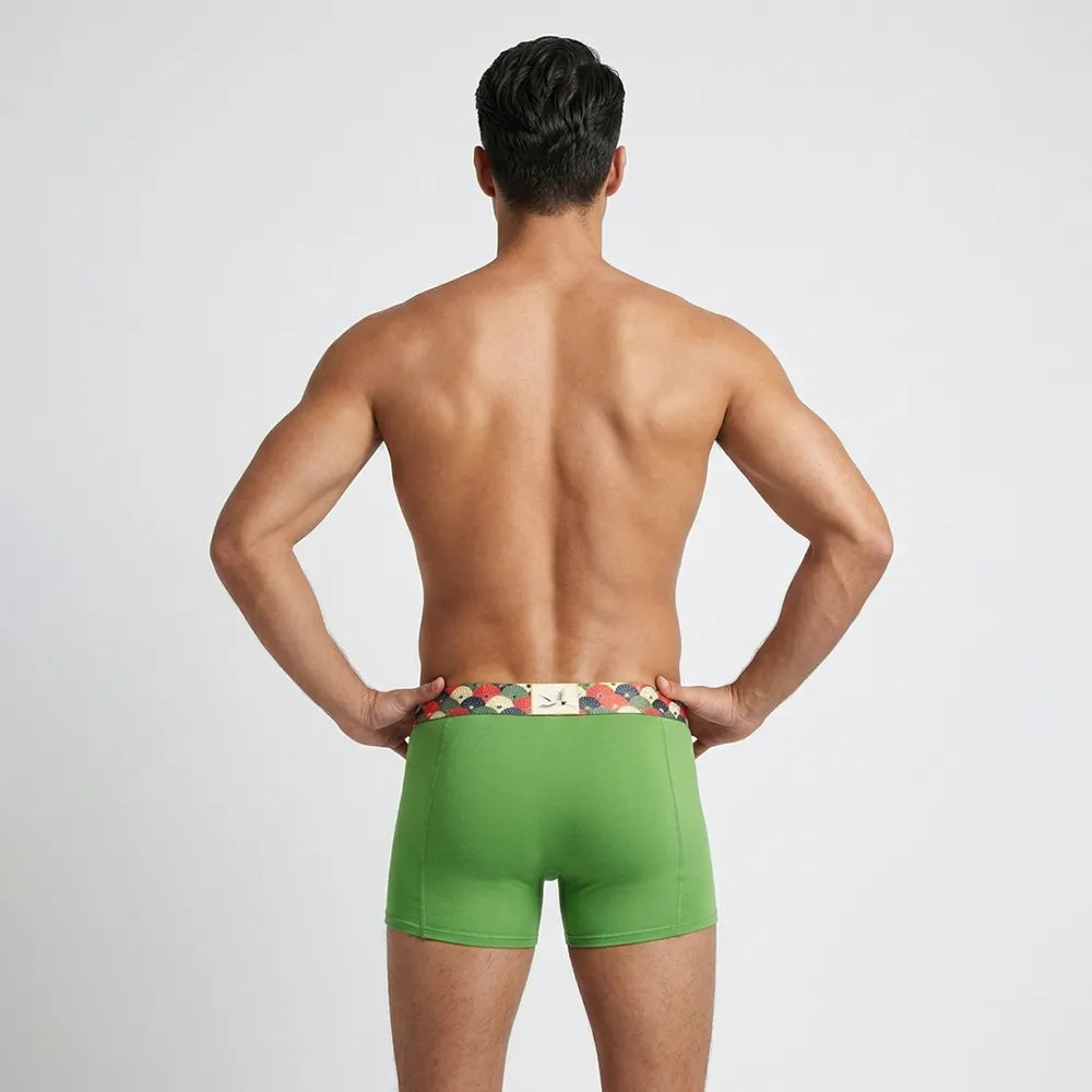 Secret Face Men's 5-Pack Premium Trunks - Soft Performance Cotton, Breathable Everyday Luxury Boxer Briefs